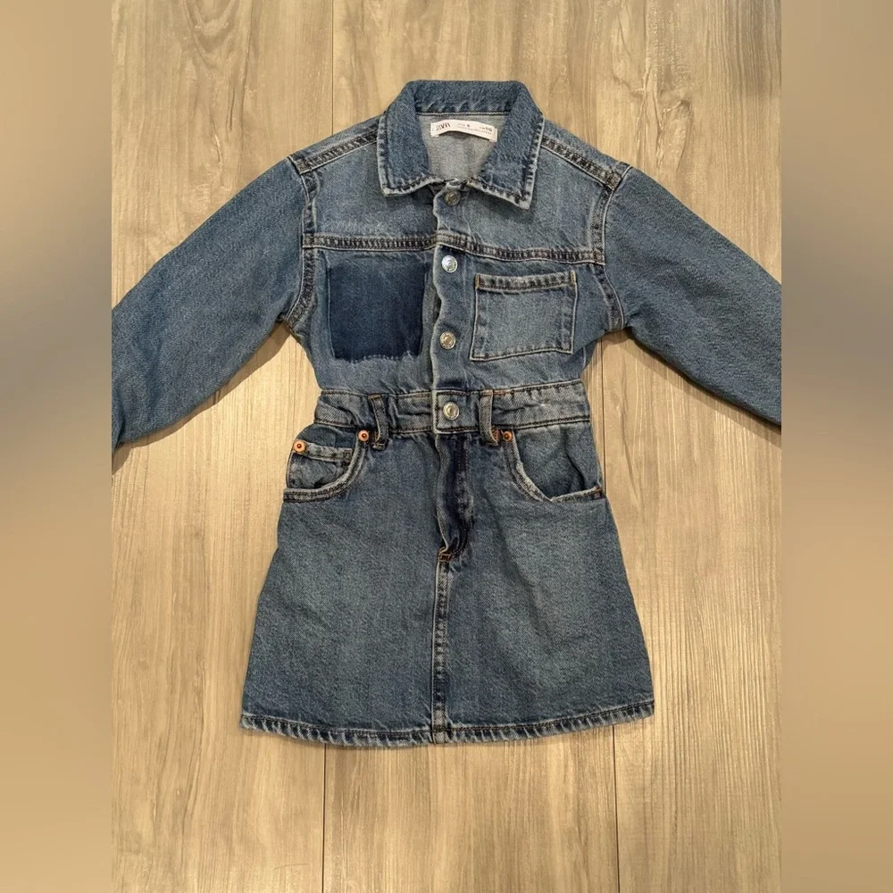 Zara Girls Denim Dress